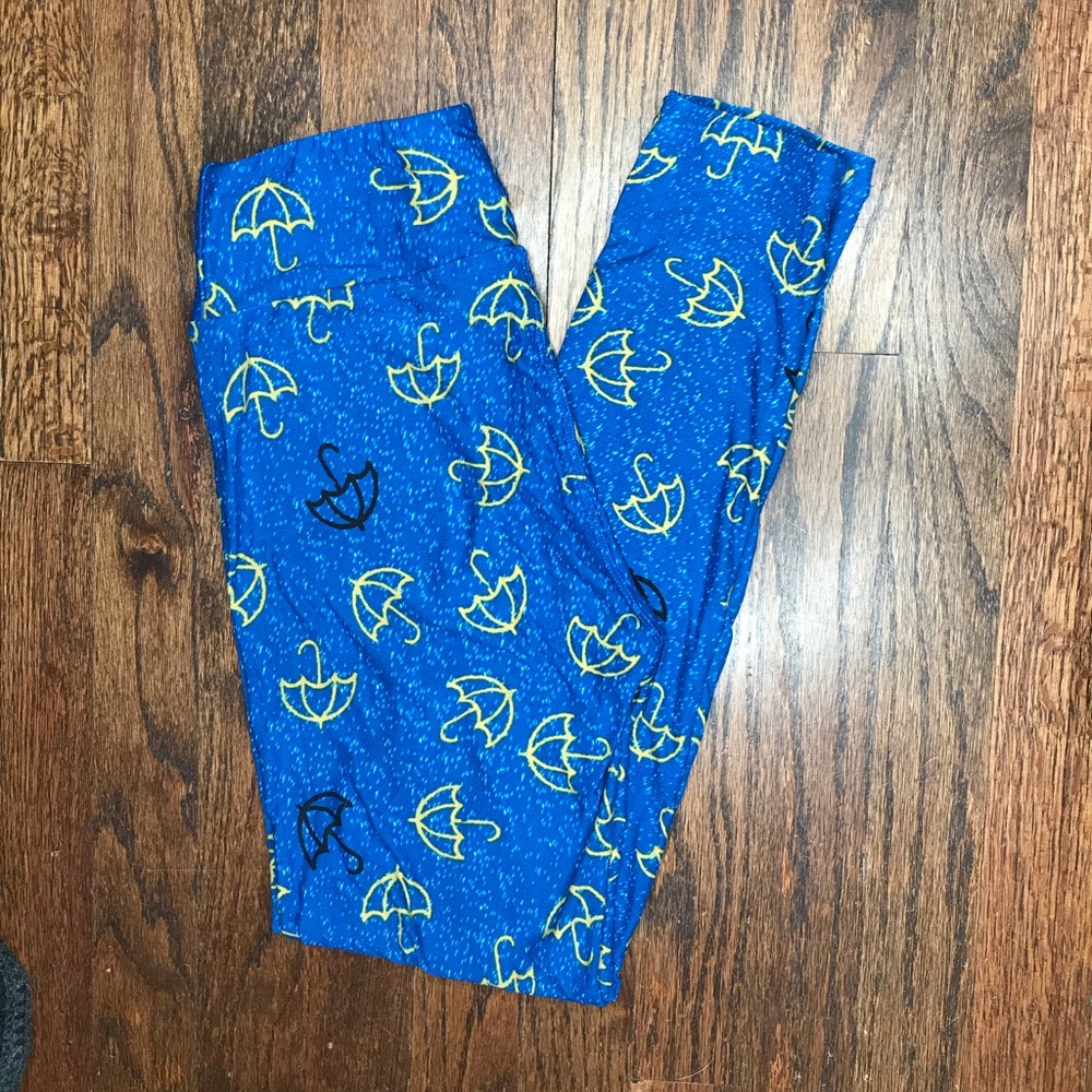 Cute umbrella patterned lularoe unicorn leggings